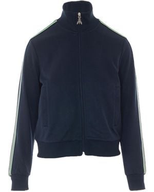 Patrizia Pepe Long-Sleeve Casual Zip-Up Jacket - Blue