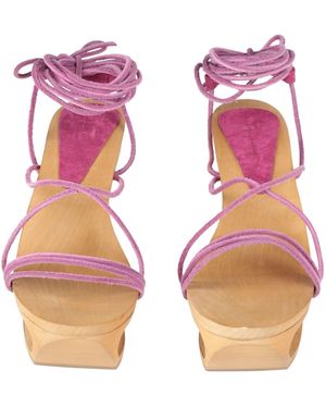 Isabel Marant Minimalist Sandals - Pink