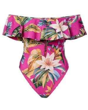 FARM Rio Printed Swimsuit - Pink