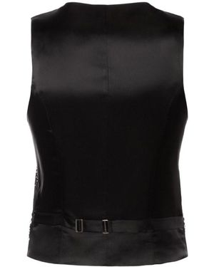 ボトムスその他 Giuseppe Di Morabito Fringed Black Gilet Top GIUSEPPE DI MORABITO | New Collection SS25