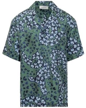 Lanvin Rateau Print Shirt - Blue