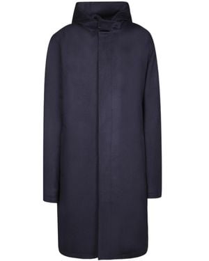 Lardini Long-Sleeved Coat - Blue