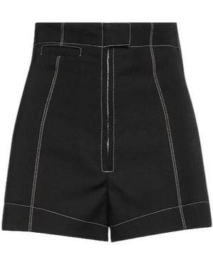 Jacquemus Solid Zip Shorts - Black