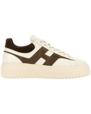 Hogan H-Stripes Low-Top Sneakers - Natural