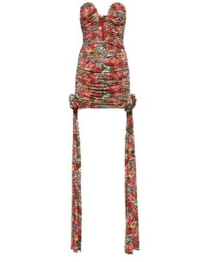 Magda Butrym Floral Ruched Minidress - White