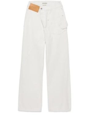 JW Anderson Jw Anderson Twisted Workwear Jeans - White