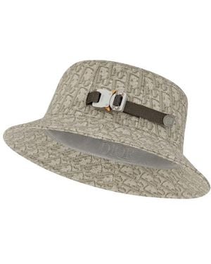 Dior Homme All-Over Logo-Jacquard Bucket Hat - Gray