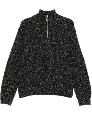 Ernest W. Baker Quarter-Zip Jumper - Black