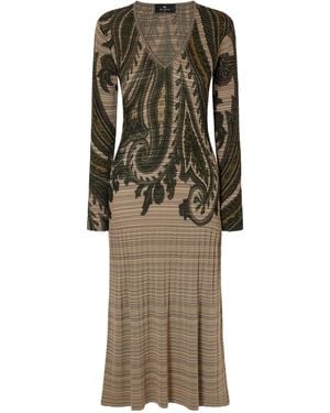 Etro Knit Dress - Natural