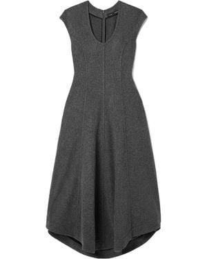 Proenza Schouler Delilah Patchwork Dress - Grey
