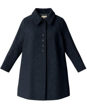 Alaïa Long-Sleeved Coat - Blue