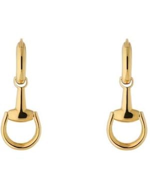Gucci Horsebit 18K Earrings - Metallic