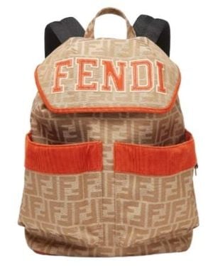 Fendi N Zaine Backpack - Orange