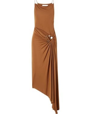 Christopher Esber Boat-Neck Dress - Brown
