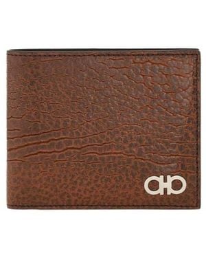 Ferragamo Gancini Folding Wallet - Brown