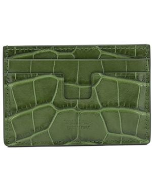 Tom Ford Slim Card Holder - Green