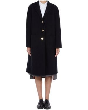 Thom Browne Wool Coat - Black