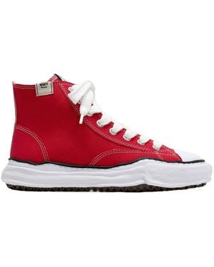 Maison Mihara Yasuhiro Peterson High-Top Trainers - Red