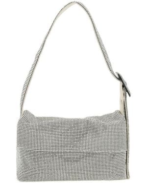 Benedetta Bruzziches Flip Shoulder Bag - Grey