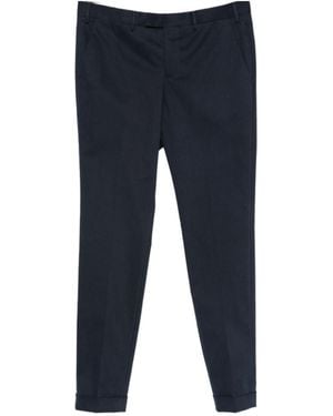 PT01 Cuffed-Hem Chinos - Blue