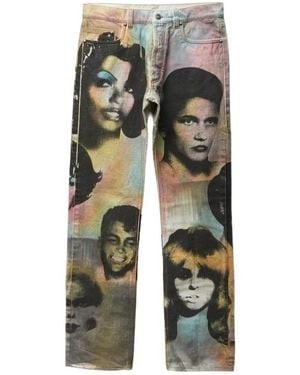 Versace Printed Regular Jeans - Multicolour