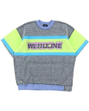 we11done Splitting Short-Sleeved T-Shirt - Blue