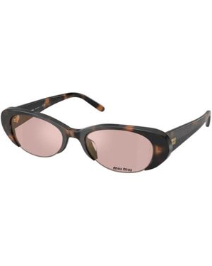Miu Miu Vedette Sunglasses - White