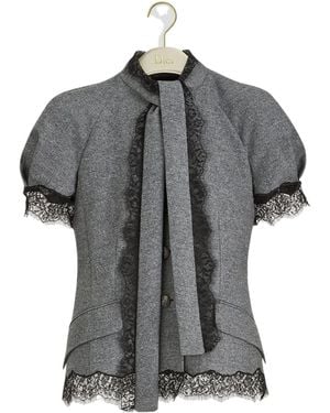 Dior Short-Sleeved Jacket - Grey