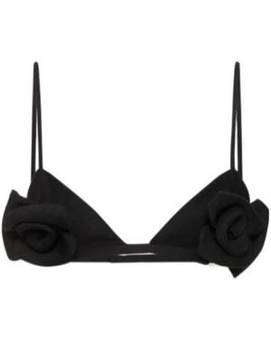 Valentino Triangle Bra - Black