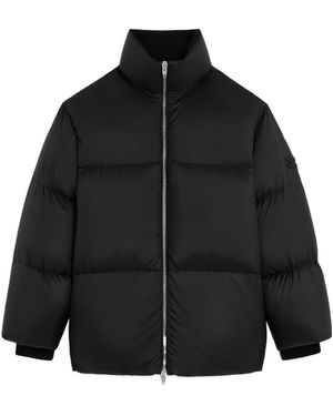 Celine Long Puffer Jacket - Black
