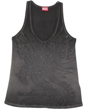DIESEL Scoop-Neck Tank Top - Grey