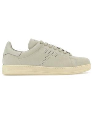 Tom Ford Lace-Up Trainers - Grey