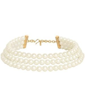 Celine Les Perles Necklace - White