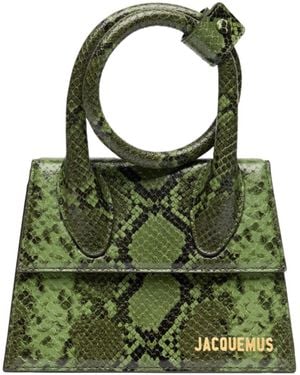 Jacquemus Le Chiquito Noeud Coiled Handbag - Green
