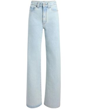 KHAITE Dane Wide-Leg Jeans - Blue