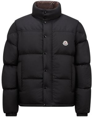 Moncler Verone Reversible Short Puffer Jacket - Black