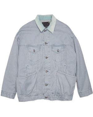 R13 Long Sleeve Casual Jacket - Blue