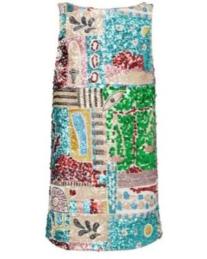 ALÉMAIS X Lrnce Jazz Sequined Linen Minidress - Green
