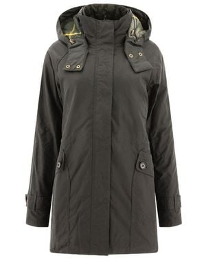 Barbour Cannich Wax Hooded Parka - Gray
