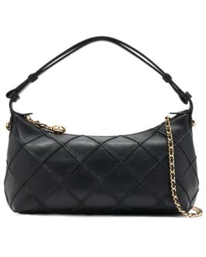 Tory Burch Leather Tote Bag - Black