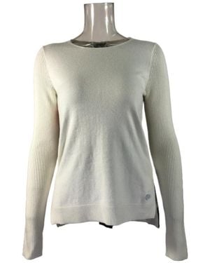 Armani Jeans Round-Neck Long-Sleeved Jumper - Grey