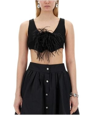 Moschino V-Necked Vest - Black