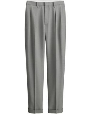 Dior Pleated Tapered Trousers - Grey