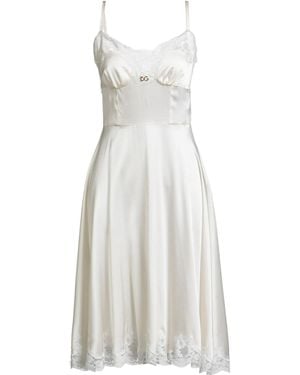 Dolce & Gabbana Bodycon Sleeveless Dress - White