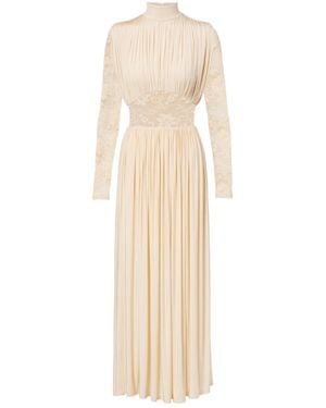 Zimmermann Rebellion Draped Lace Gown - Natural
