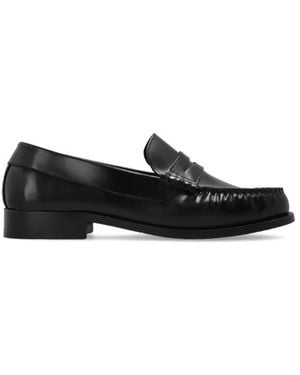 Alohas Studded Round-Toe Loafers - Black