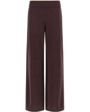 Pinko Wide-Leg Casual Pants - Purple