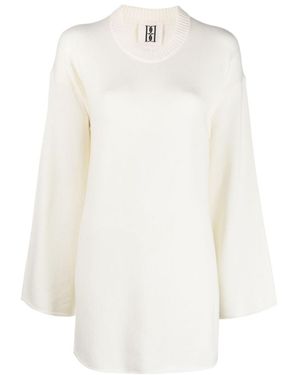 By Malene Birger Round Neck Jumper - White