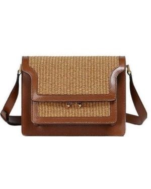 Marni Trunk Soft Medium Bag - Brown
