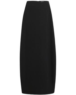 KHAITE Lauson Midi Skirt - Black